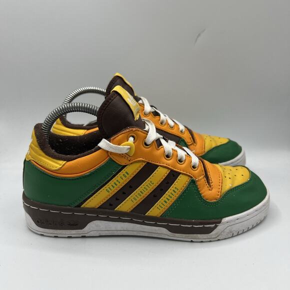 Adidas Originals Rivalry Human Made Men's Size 5.5 Leather MultiColor Sneakers - Picture 1 of 12